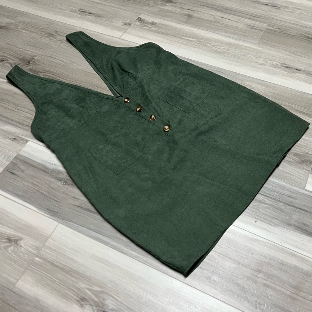 Shein Green sleeveless dress